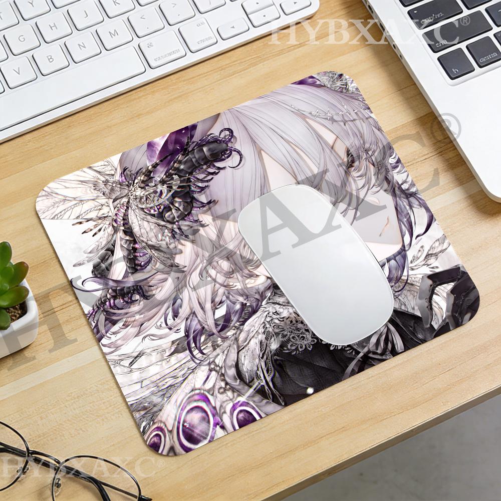 Desk Setup Or Set Up - HYBXAXC Tappetino per Mouse Elegante Argento