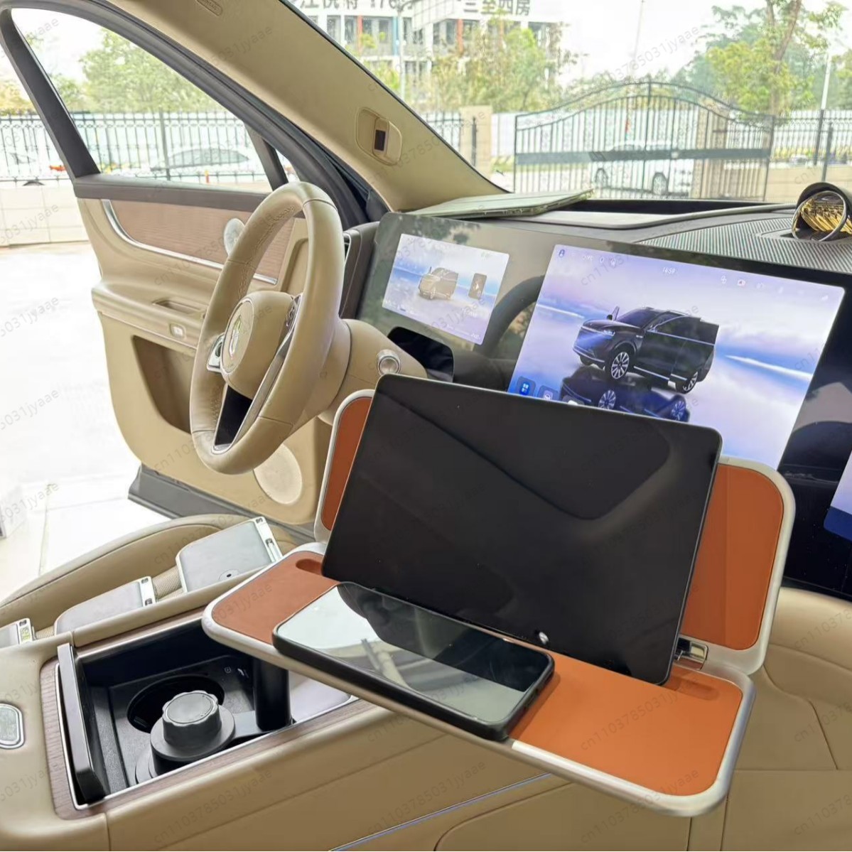 Desk Setup Notebook - Nuovo Tavolino Pieghevole per Auto, Scrivania