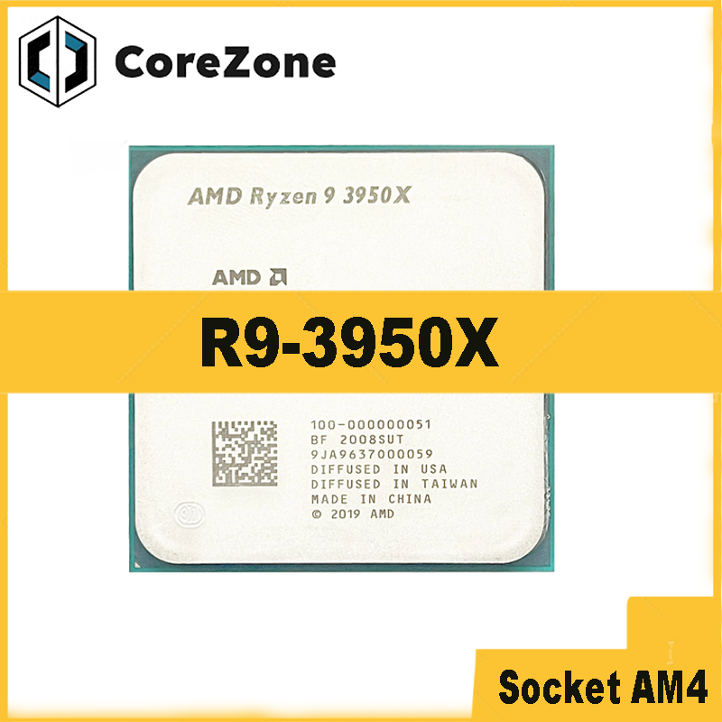 Amd Cpu Ryzen 9 - Processore CPU Ryzen 9 3950X R9