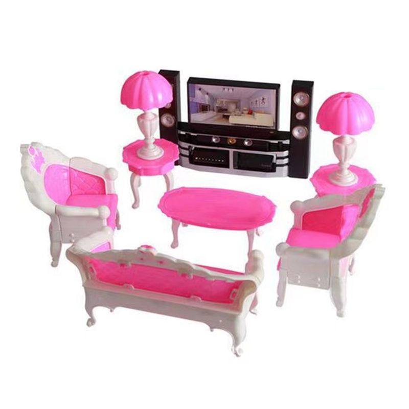 Desk Setup Kids - Divano giocattolo per bambole, mobili in