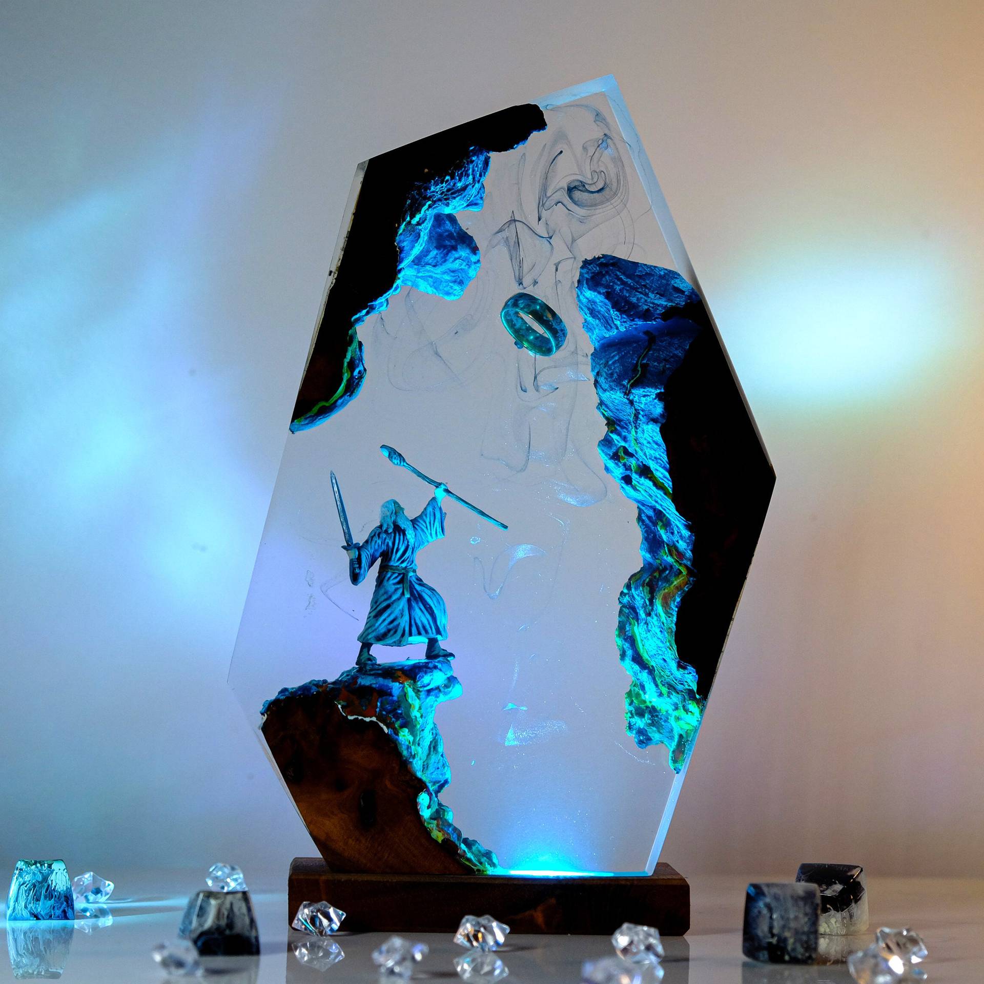 Desk Setup Light - Lampada da Tavolo in Resina con