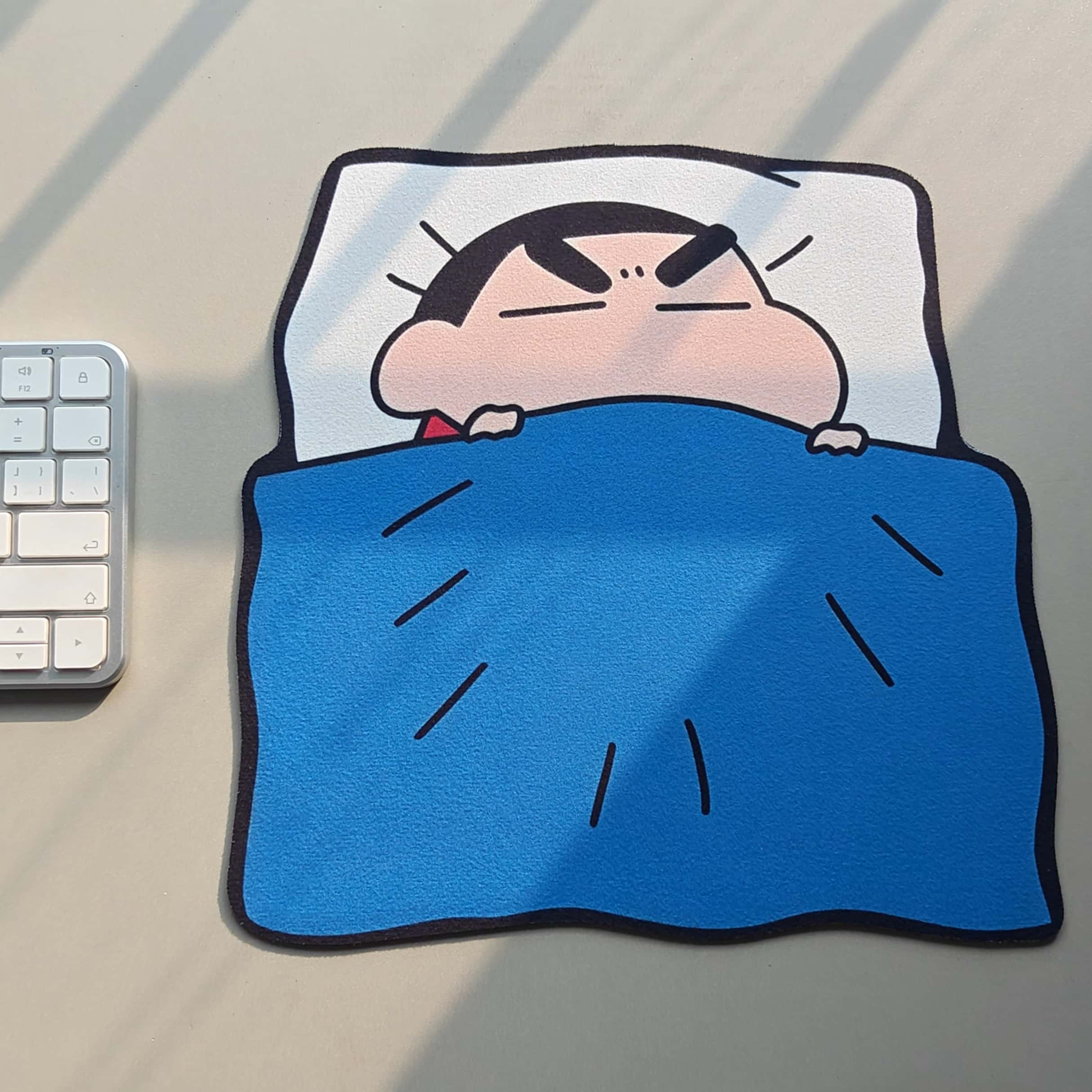 Desk Setup Cute - Carino Tappetino per Mouse Crayon Shinchan,