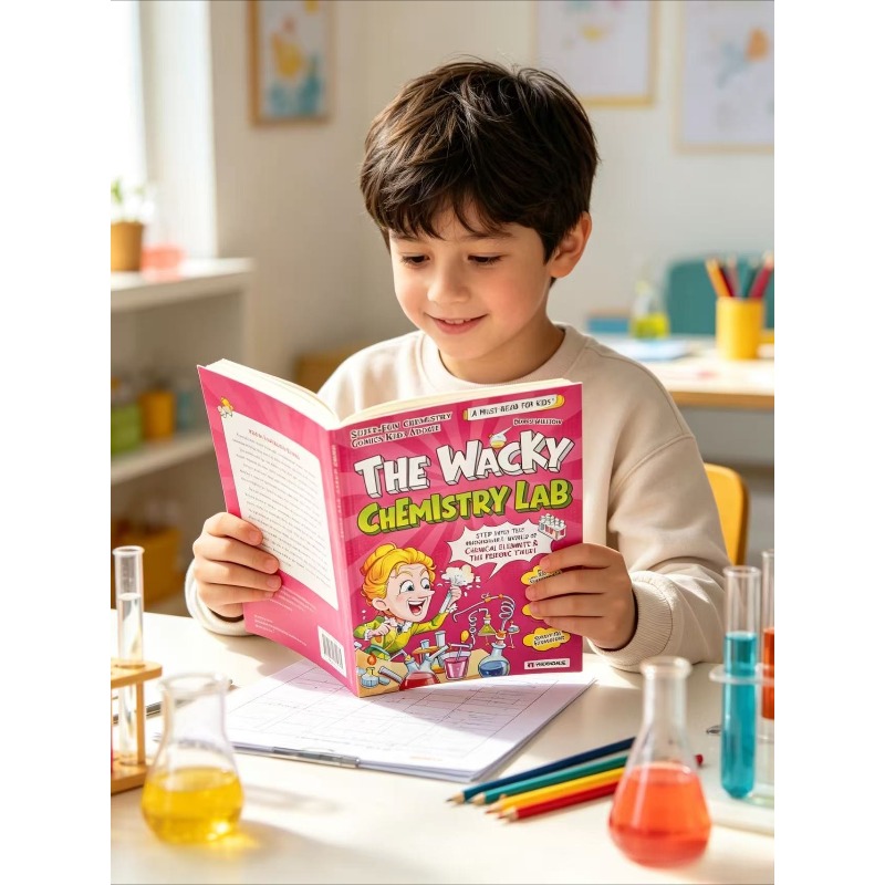 Desk Setup Kids - Il Laboratorio di Chimica Stravagante: Libro