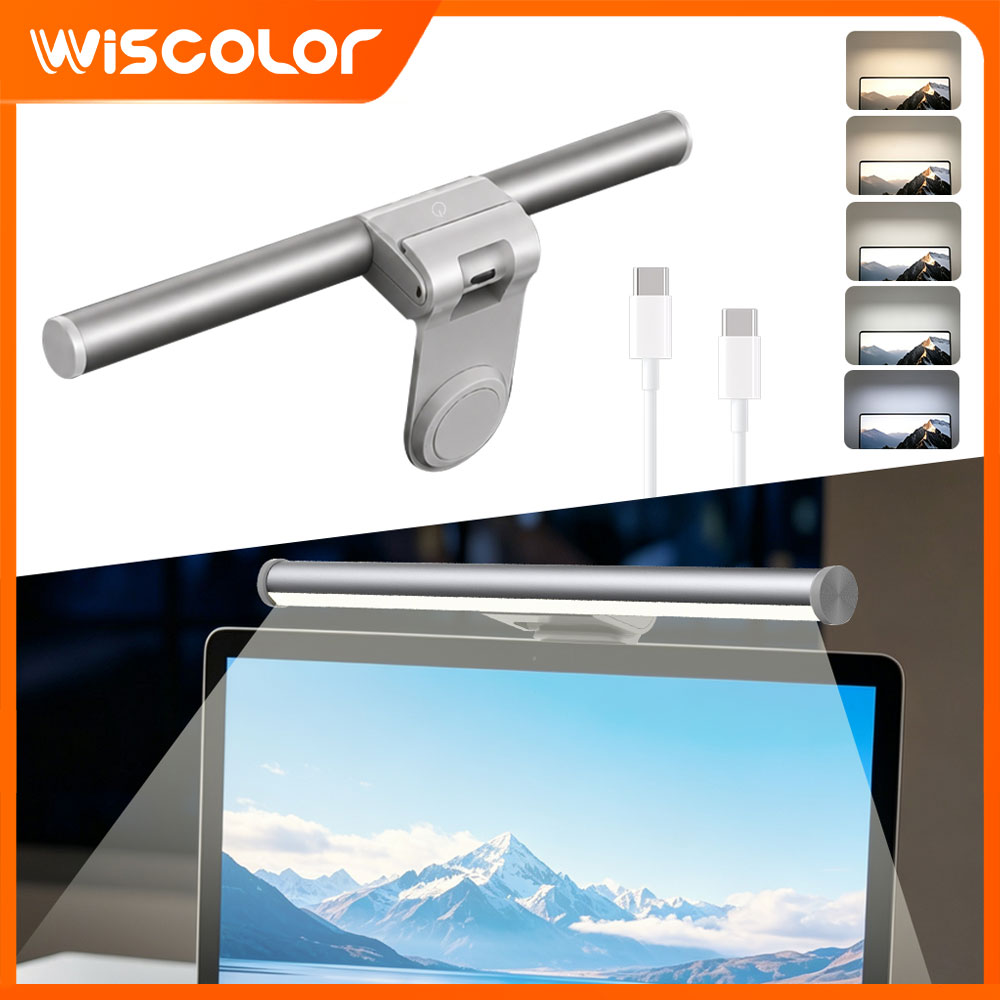 Desk Setup Gadgets - Luci LED RGBIC Dimmerabili, Barra Luminosa