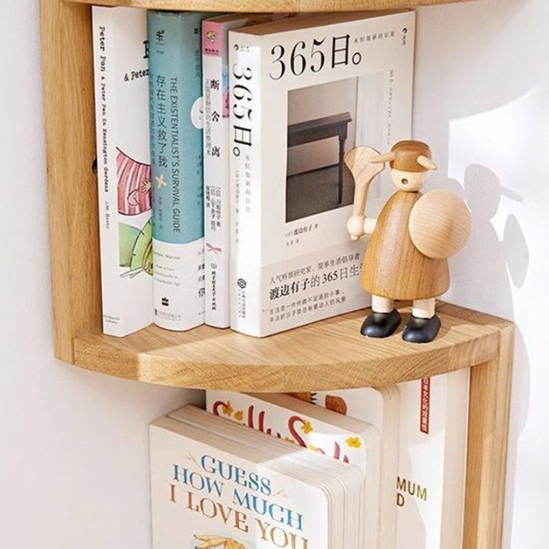 Scaffale angolare in legno nat - Desk Setup Oak recensione e prezzo