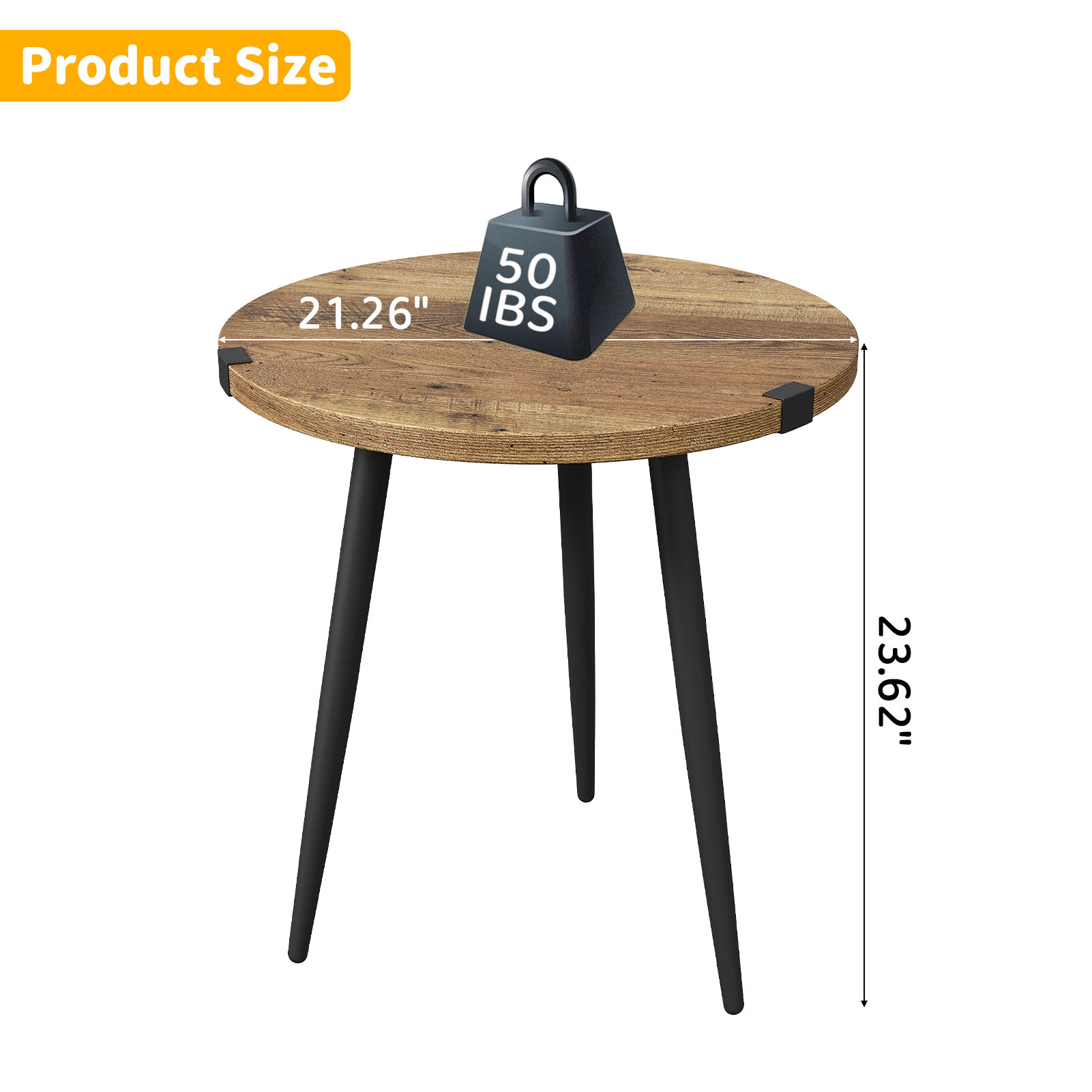 Tavolino da Salotto Rotondo da - Desk Setup Oak recensione e prezzo