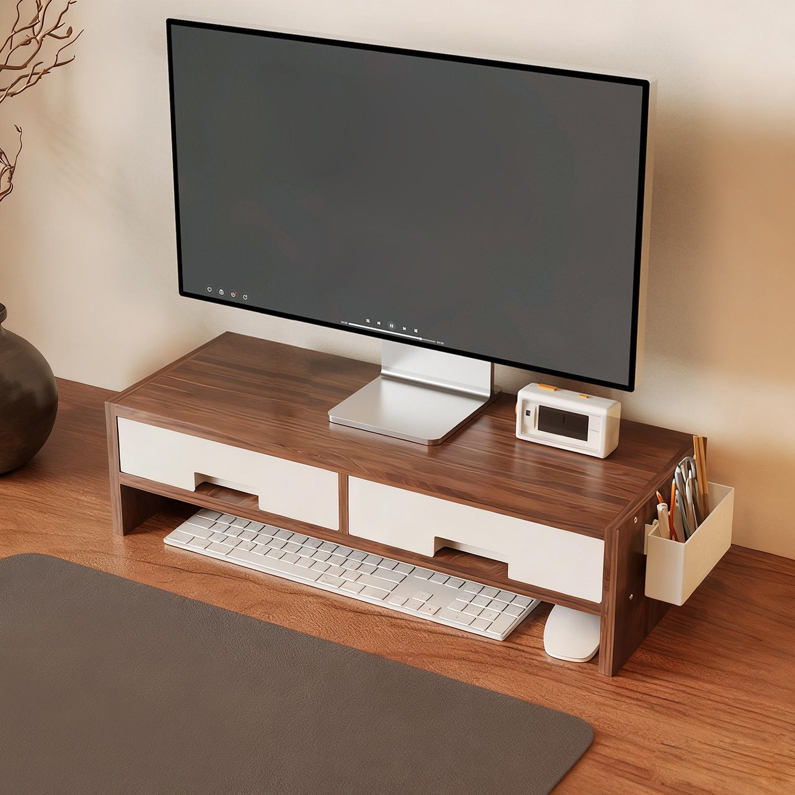 Supporto per monitor da scriva - Monitor Riser Wood recensione e prezzo
