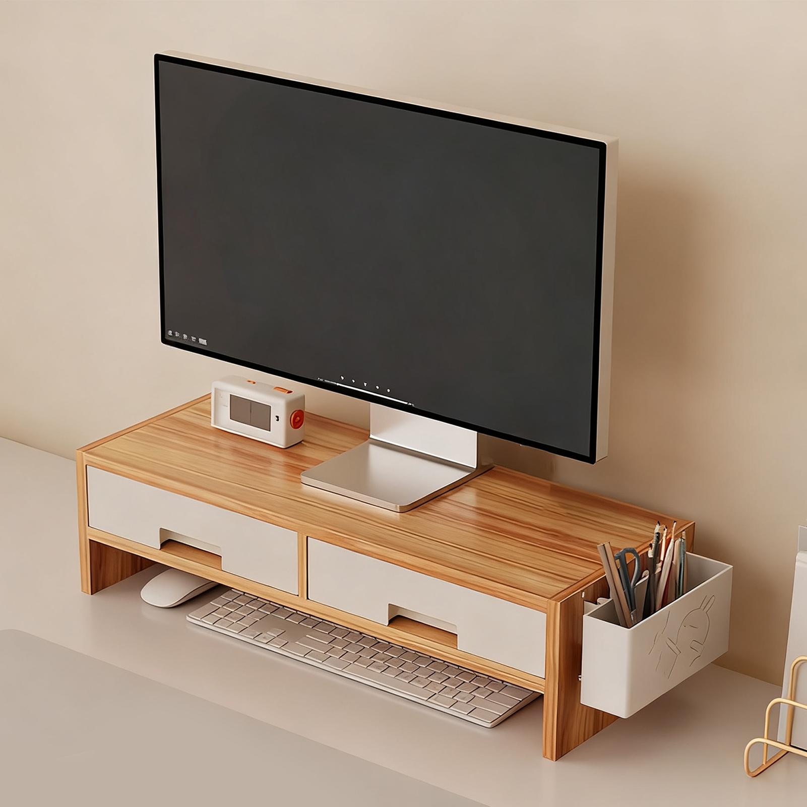 Supporto per monitor da scriva - Monitor Riser Wood recensione e prezzo