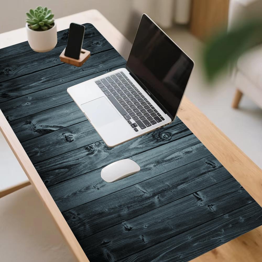 Tappetino per mouse in legno n - Desk Setup Black And Wood recensione e prezzo