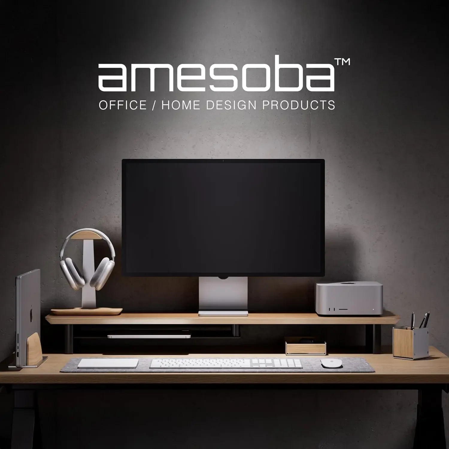 Scrivania Ergonomica a Due Liv - Desk Setup Oak recensione e prezzo