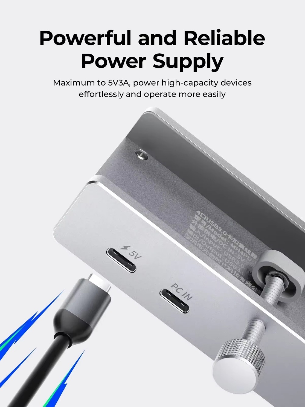 ORICO USB 3.2 HUB con potenza  - Desk Setup Gadgets recensione e prezzo